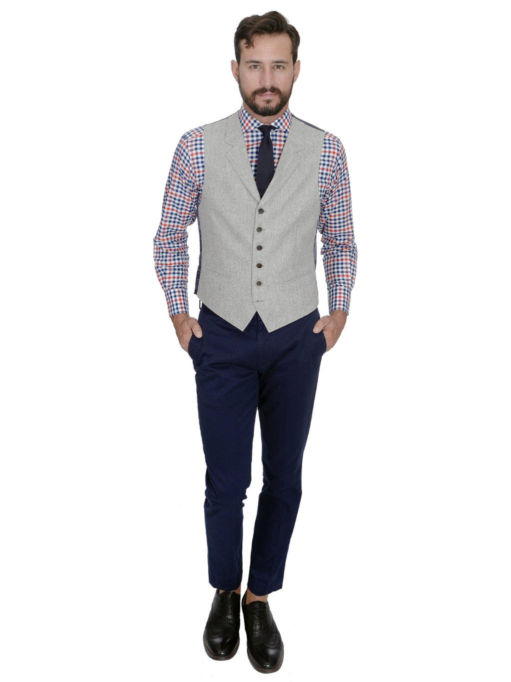 Men's Grey Waistcoat