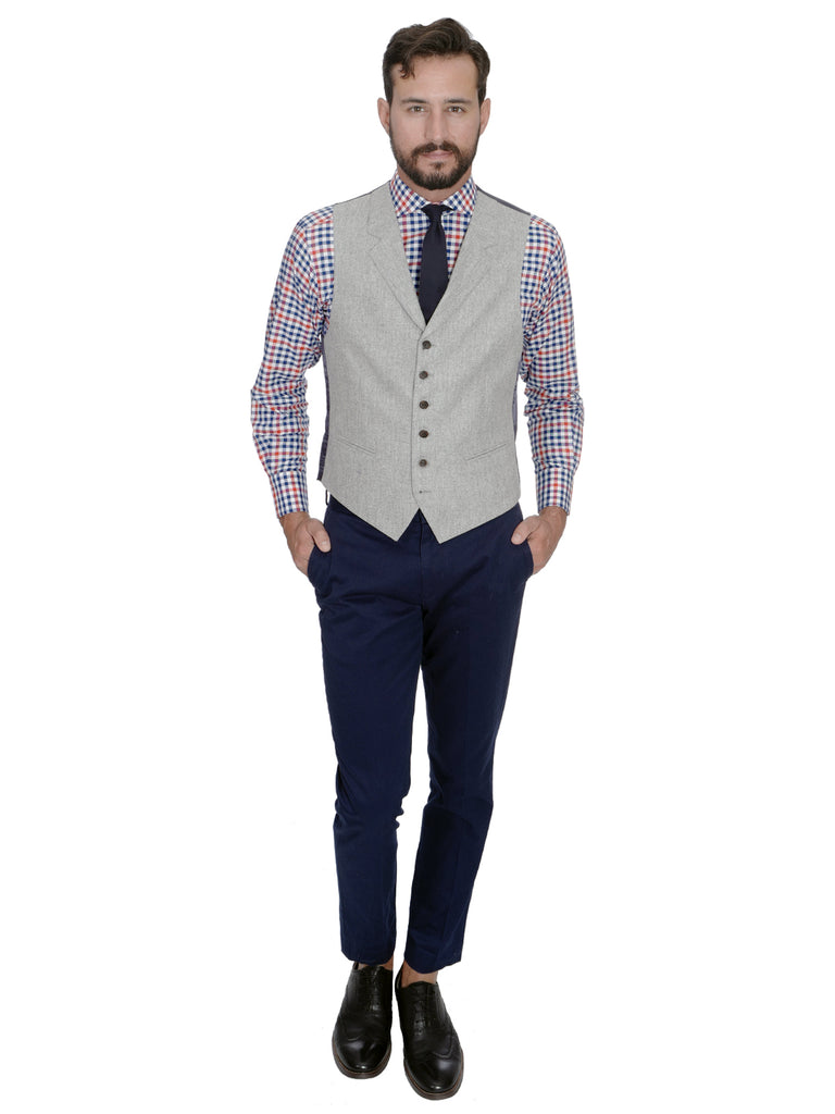 Men's Grey Waistcoat
