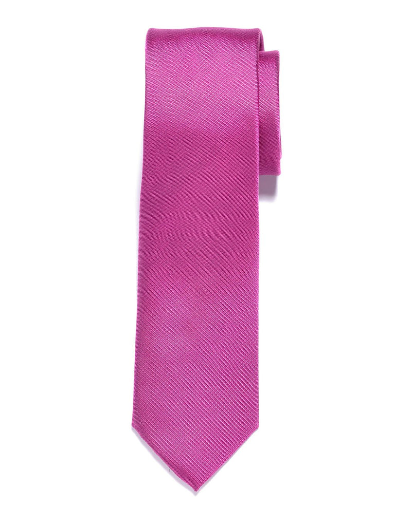 Solid Purple Silk Tie