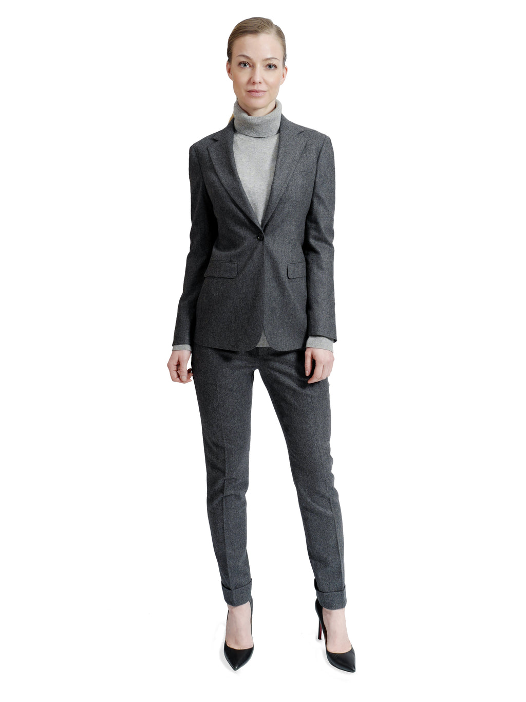 Olivia Grey Wool Suit